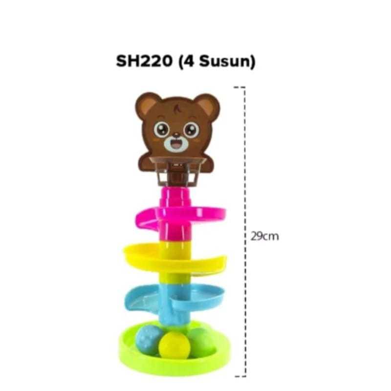 PREMIUM Mainan Anak Edukasi Rotating Ball Termurah PREMIUM