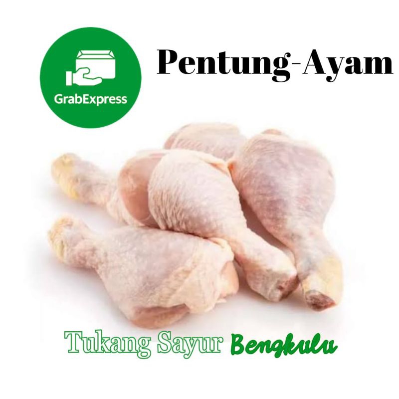 

Pentung Ayam Drumstick Paha Bawah Grab instan Tukang Sayur Bengkulu