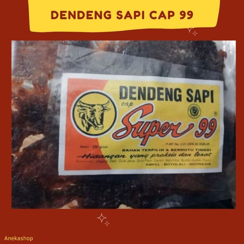 

Dendeng sapi super 99 250 gram