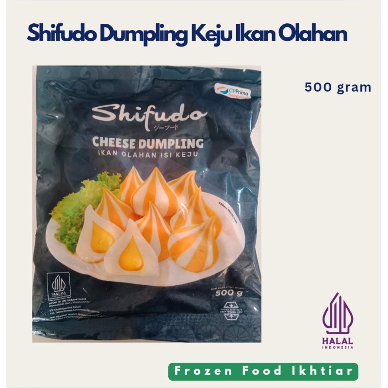 

Dumpling Keju Shifudo Cheese Dumpling Ikan Olahan Isi Keju 500 gram