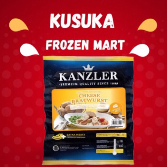 

KANZLER CHEESE BRATWURST 360gr