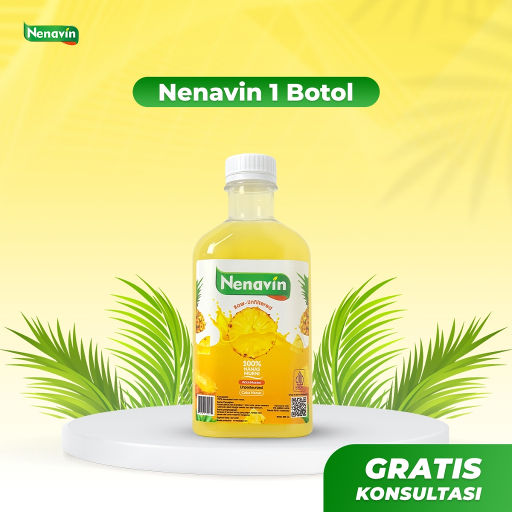 

Nenavin Cuka Nanas Original 280 ml Kaya Manfaat Asli Original