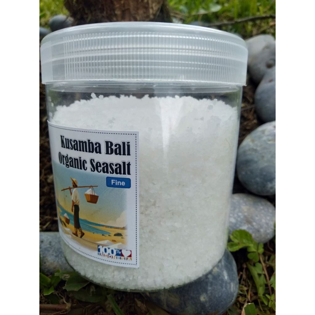 

Kusamba Bali Organic Seasalt Garam Laut Bali kemasan toples 100gr 250gr