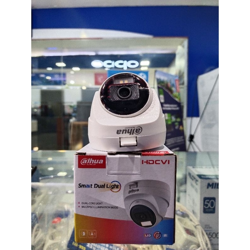 CCTV DAHUA 2MP SMART DUAL LIGHT HDCVI DH-HAC-HDW1240CLQP-IL COLOUR