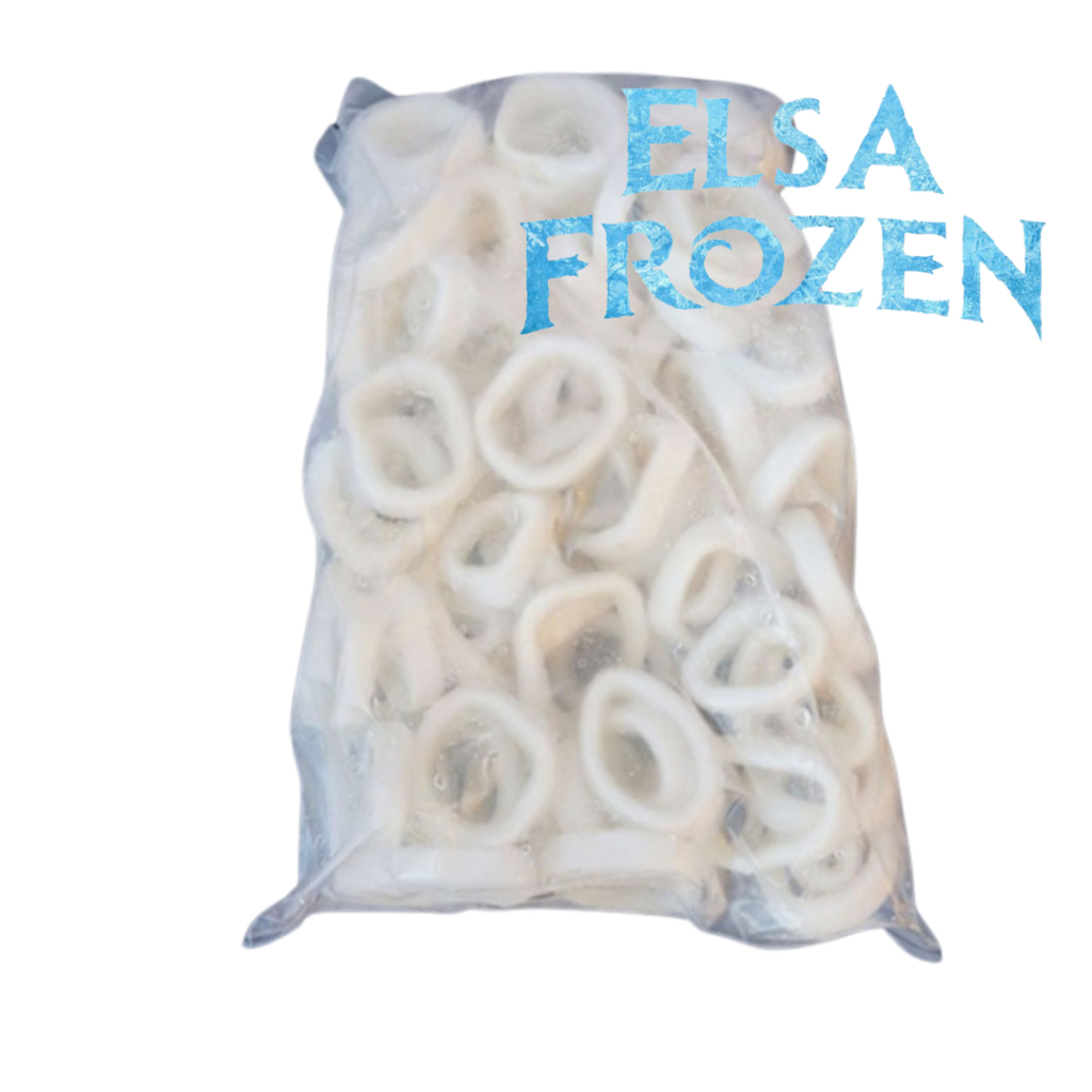 

CUMI RING FROZEN CURAH 1KG / SQUID CALAMARI RING BESAR