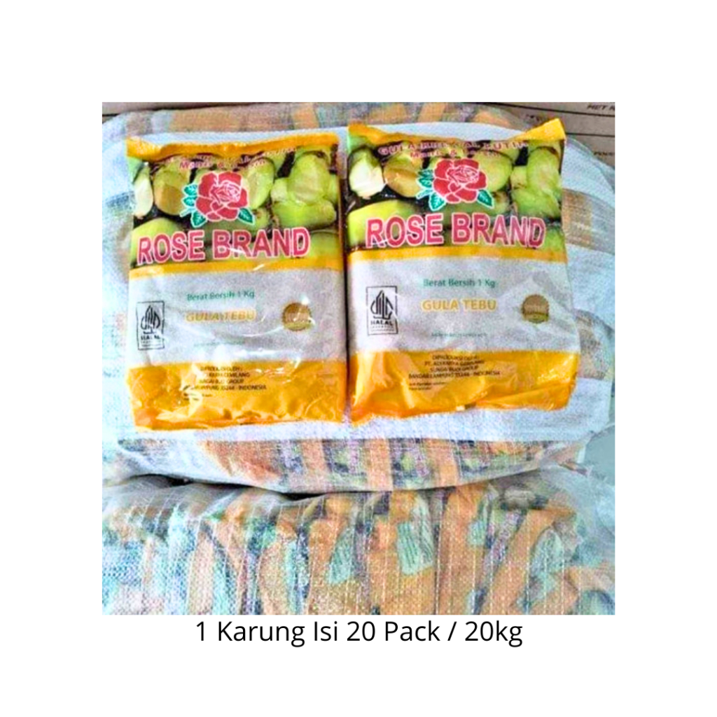 

Gula Pasir Rose Brand Kuning 1 Karung Isi 20 Pack 20kg