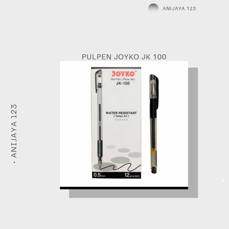 

Gel Pen / Pulpen / Pena Joyko JK 100 0,5 mm 1PACK ( 12 Pcs)