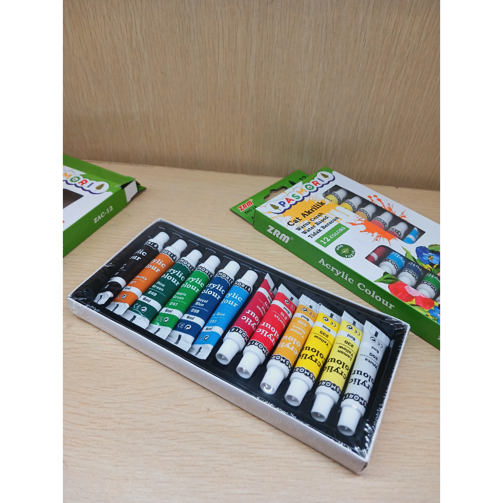 

Cat Acryliz ZRM Isi 12 Dan 18 Warna - Cat Acrylic Paint