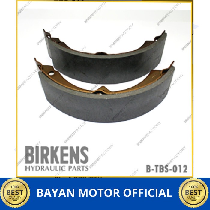 Brake shoe Kampas Rem Depan Toyota Dyna Rino 14B/115 ET Double - Brikens (B-TBS-012)
