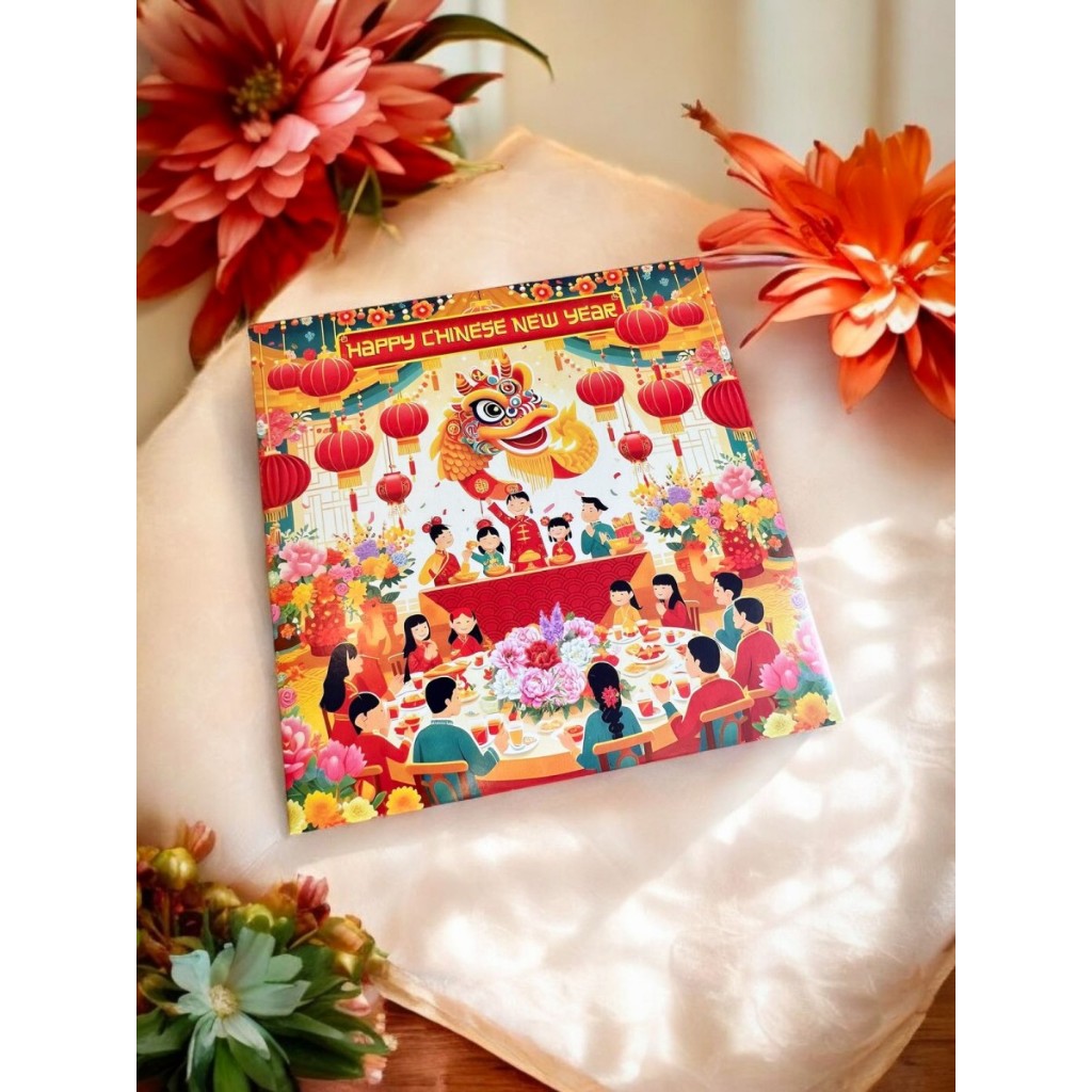 

BA IMLEK 25T10 - Cake Box Hampers Imlek Kotak Kue CNY Dus packaging