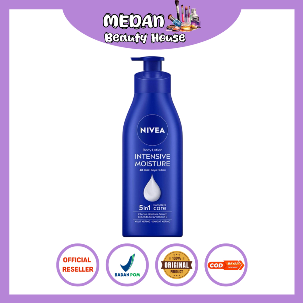 NIVEA Body Lotion Intensive Moisture 380ml (PUMP)