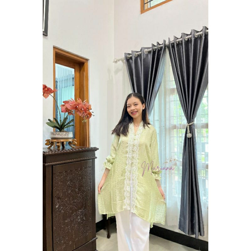 Mariana Fashion _ "LAiLA Tunik Polos" | Tunik Viscose  | Baju atasan | Setelan Celana Tunik | Baju K
