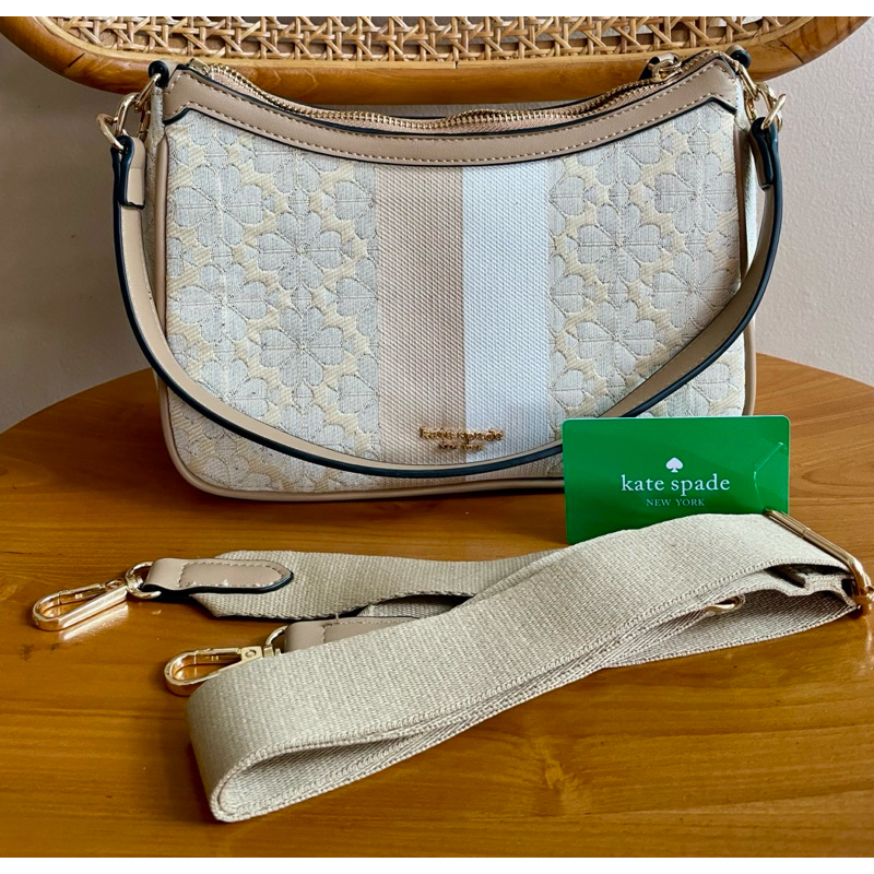 Preloved Tas KS hobo sling jacquard motif