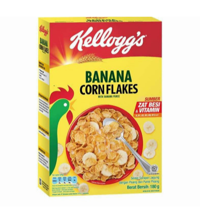 

KELLOGGS Kellogg's Corn Flakes BANANA PISANG Chips Cereal Kellogs