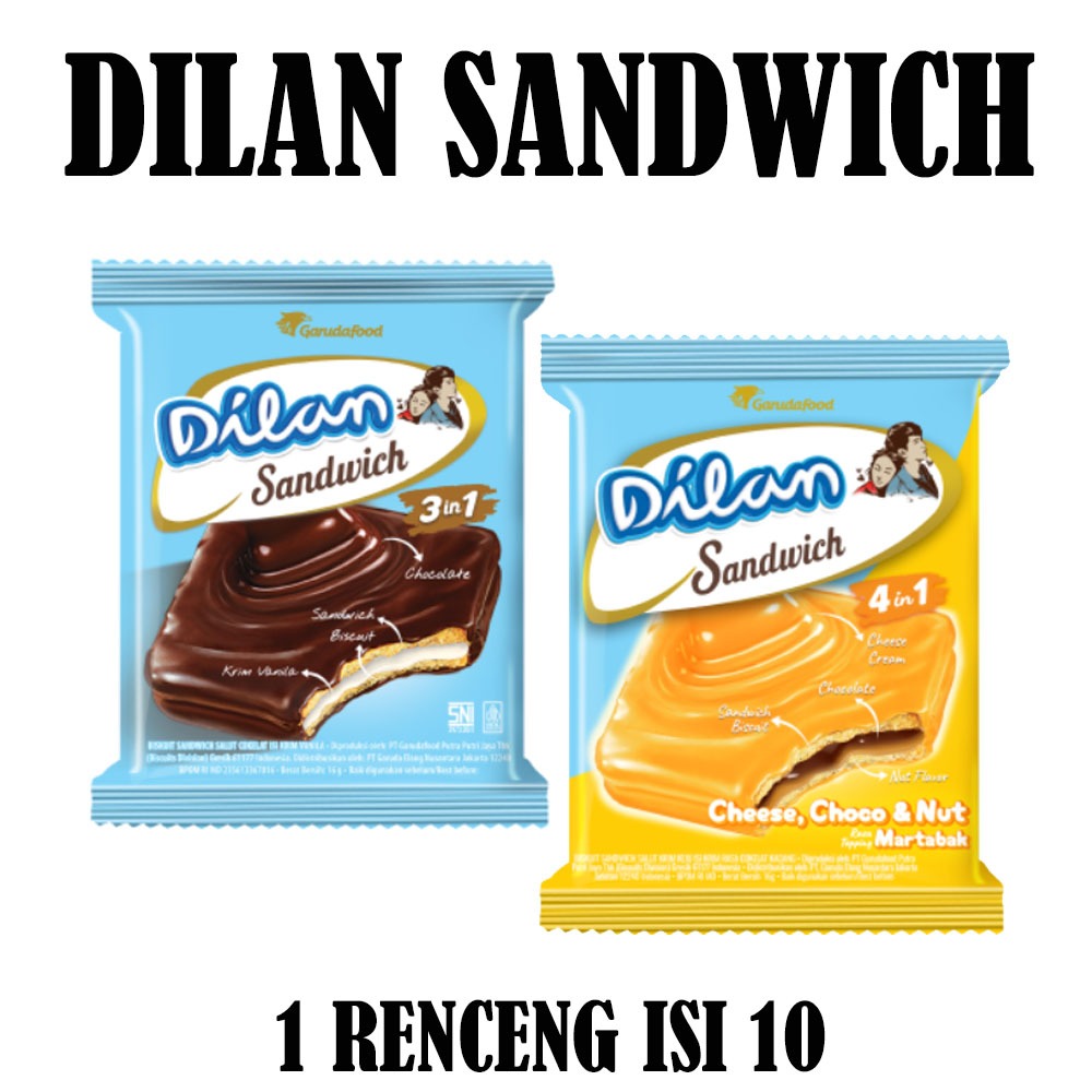 

DILAN SANDWICH 3 IN 1 RENCENG ISI 10