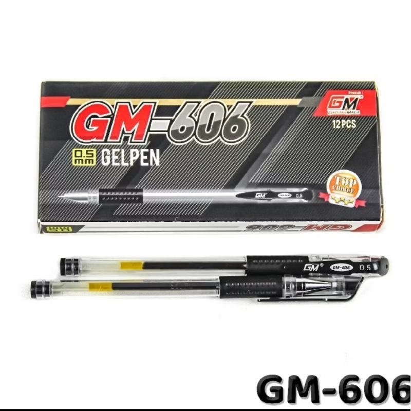 

Pulpen Gel Pen 0,5 mm GM-606 (12 pcs)