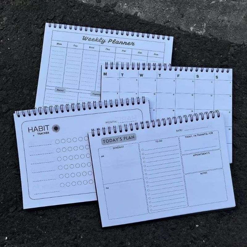 

Habits Plan-Weekly Planner-Buku rencana kegiatan-To do list-Buku