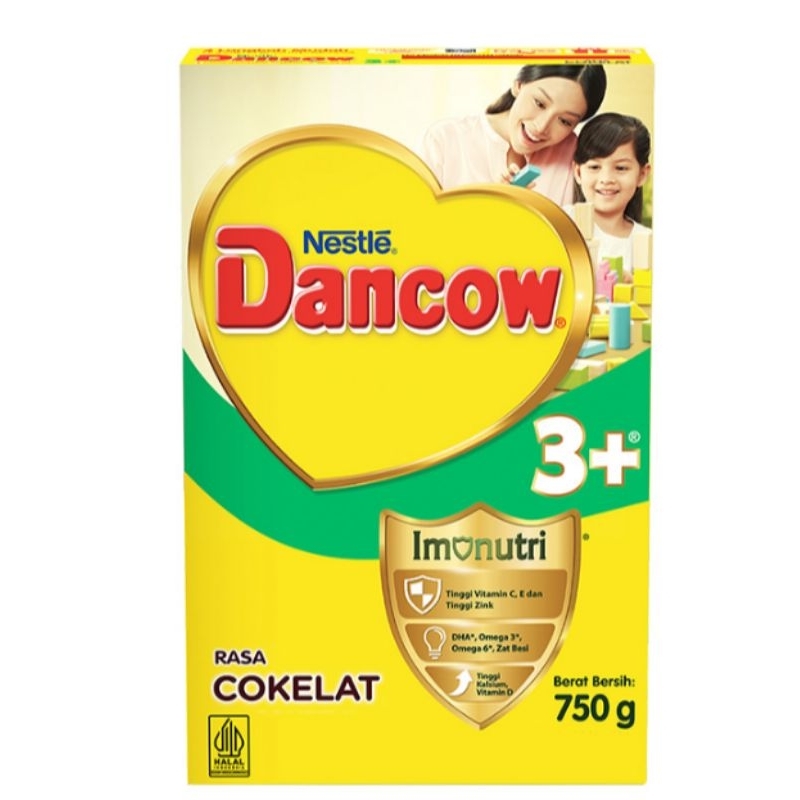 

Dancow imunutri 3+ susu bubuk pertumbuhan anak usia 3-5 tahun rasa cokelat