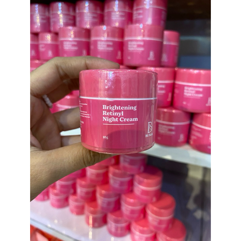 BG SKIN BRIGHTENING RETYNIL NIGHT CREAM// BG SKIN CREAM MALAM