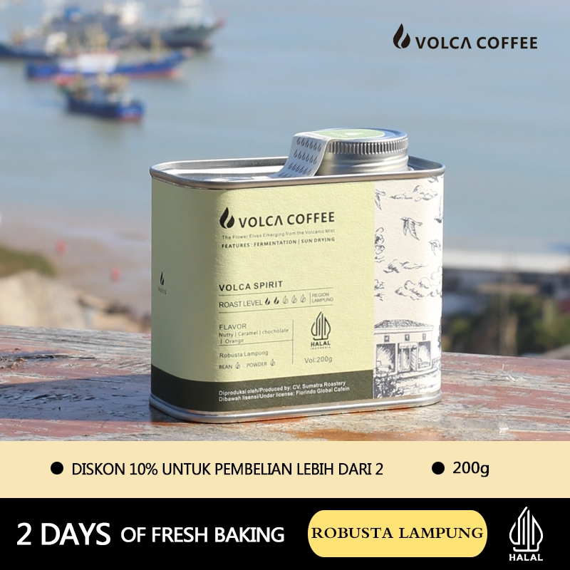 

VOLCA ROBUSTA LAMPUNG 200GR (BEANS)