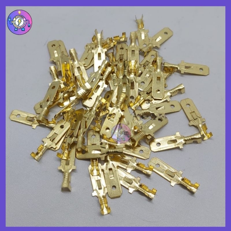 SKUN KONEKTOR GEPENG COWOK / SKUN MALE / TERMINAL SKUN GEPENG