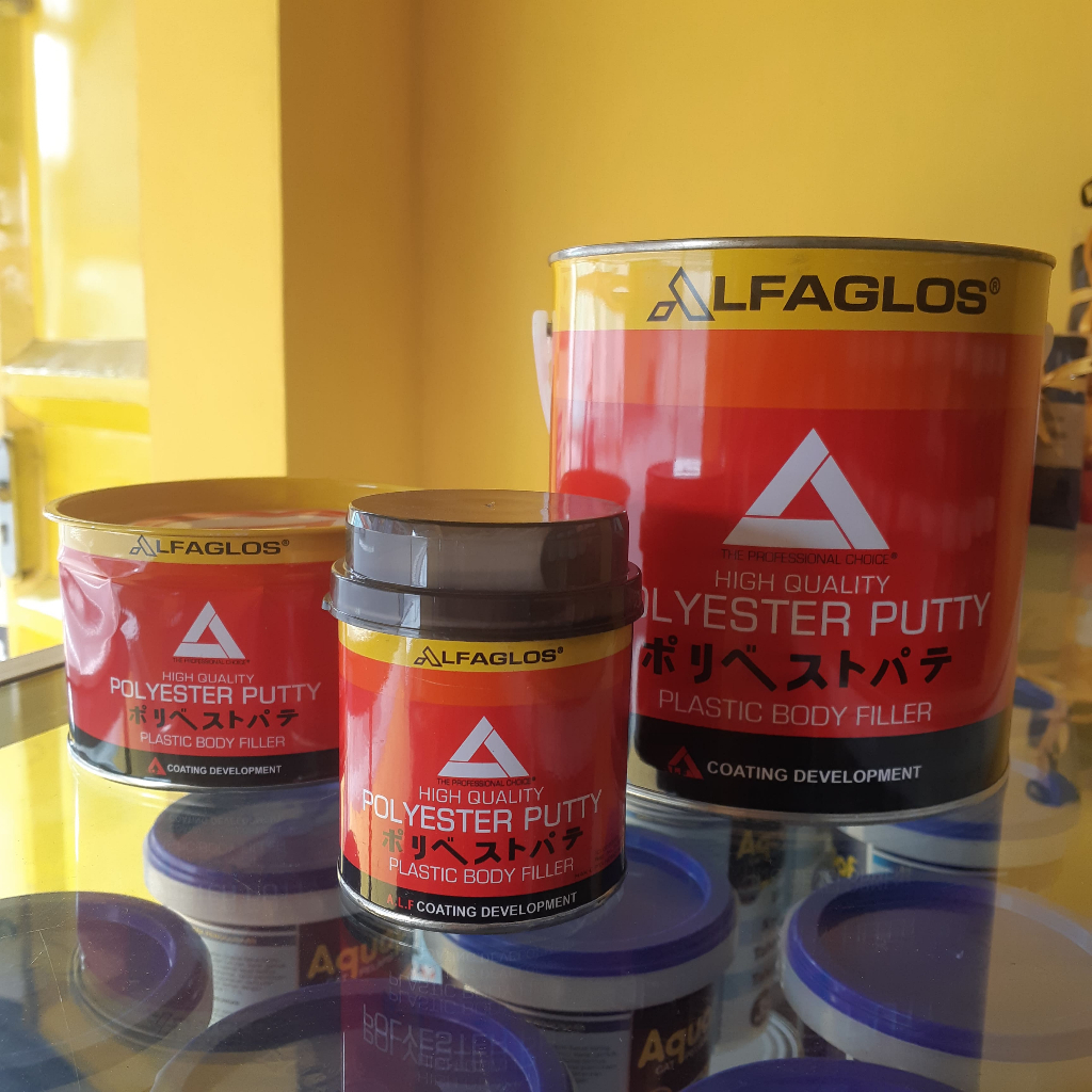 Dempul Alfaglos (250 gr, 1 Kg dan 3 Kg)