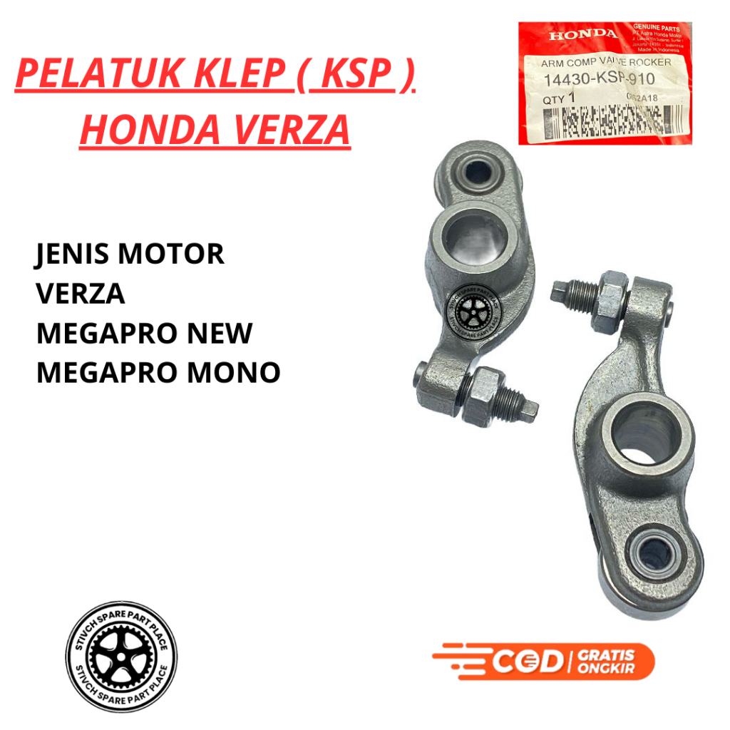 PELATUK KLEP HONDA VERZA / MEGAPRO NEW / MEGAPRO MONO / KSP / SEPATU KLEP ROCKER ARM