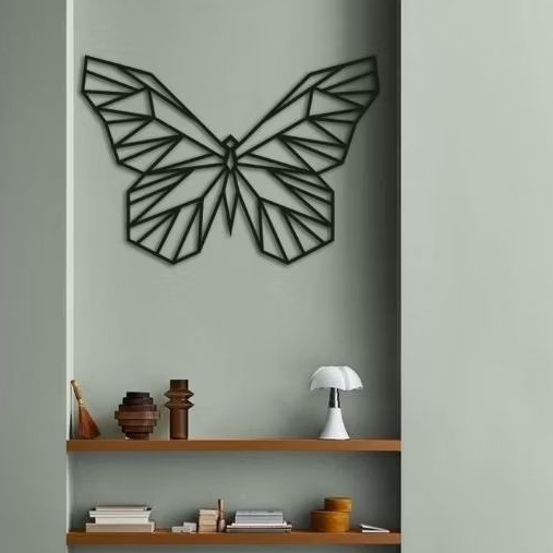 Hiasan dinding Geometri Stik Hewan Aesthetic Unik Murah