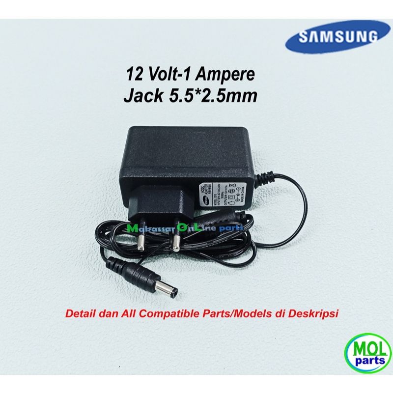 Adaptor 12V 1A Adaptor 12 Volt 1 Ampere 5.5x2.5