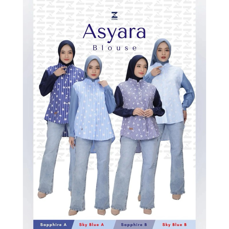 Asyara blouse ataw tunik zora linalivia tunik zora