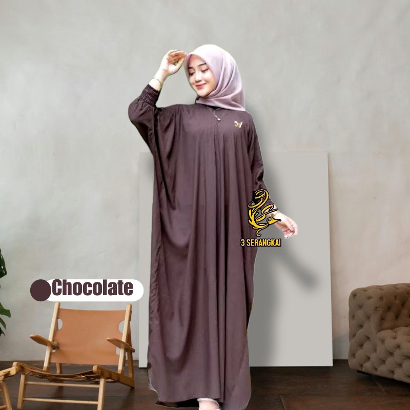 Kaftn Dewasa Drees Kondangan Dewasa Gamis Import Muslimah Kavtan Terbaru 2026 Driss Polos Bresmeed P