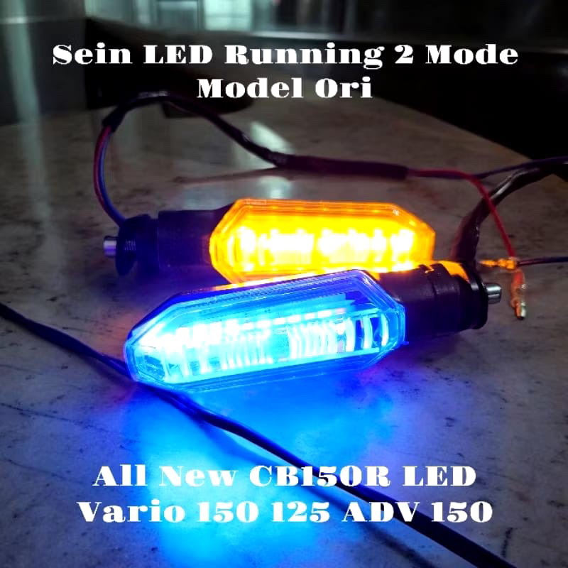 Sein Running 2 Mode Lampu Sen LED Running CB150R Sein Riting LED Vario 150 Vario 125