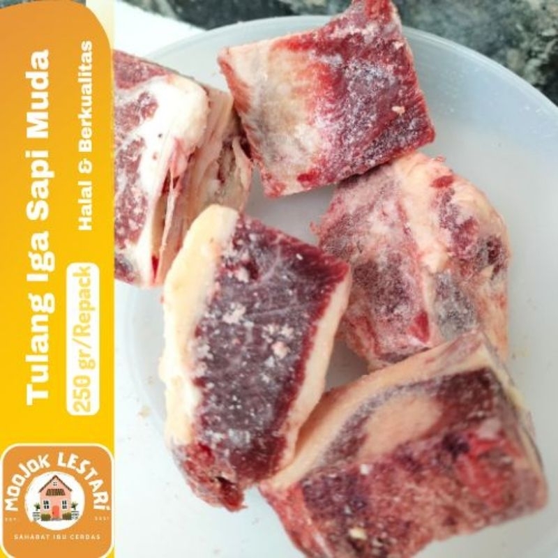 

Tulang IGA Sapi Muda 250gr Halal Murah Beku/Frozen SRJ