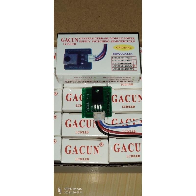GACUN TV LCD/LED 4KABEL 130WAT (50") ORIGINAL GACUN