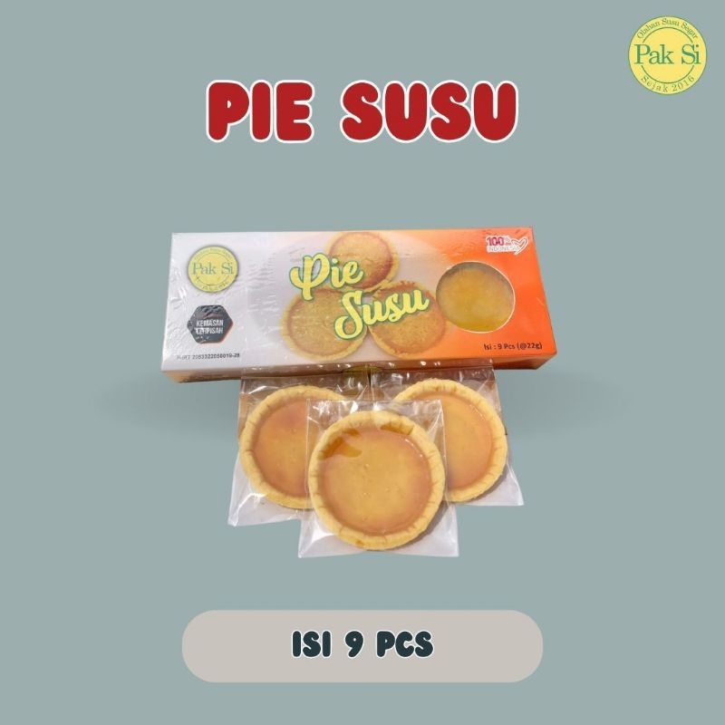 

Pie Susu Sapi Fresh 9 Pcs @22gram Pie Susu Murni Salatiga