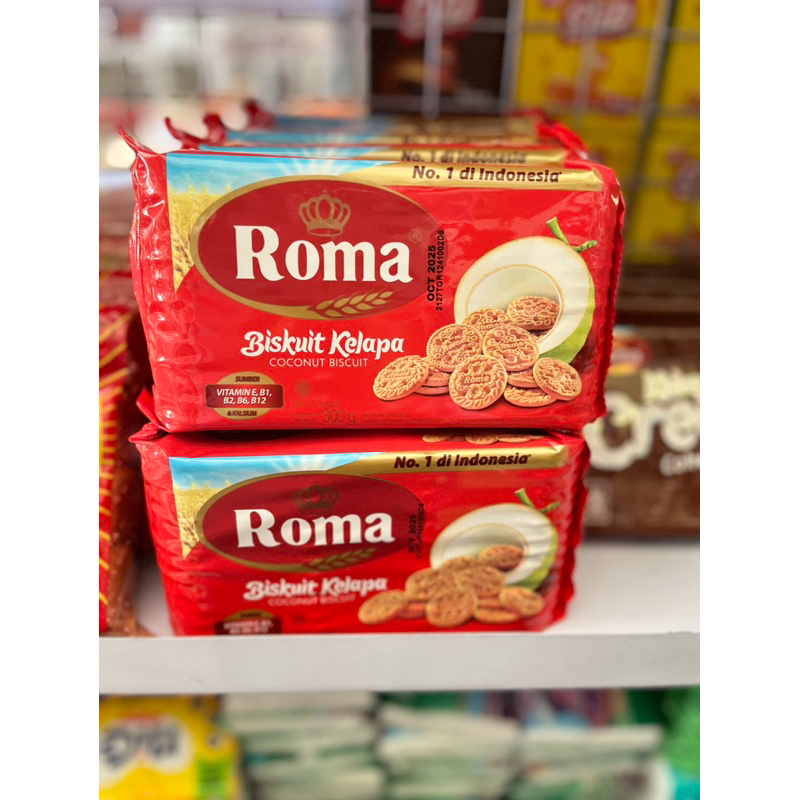 

Roma Biskuit Kelapa Coconut | Netto 300 gram