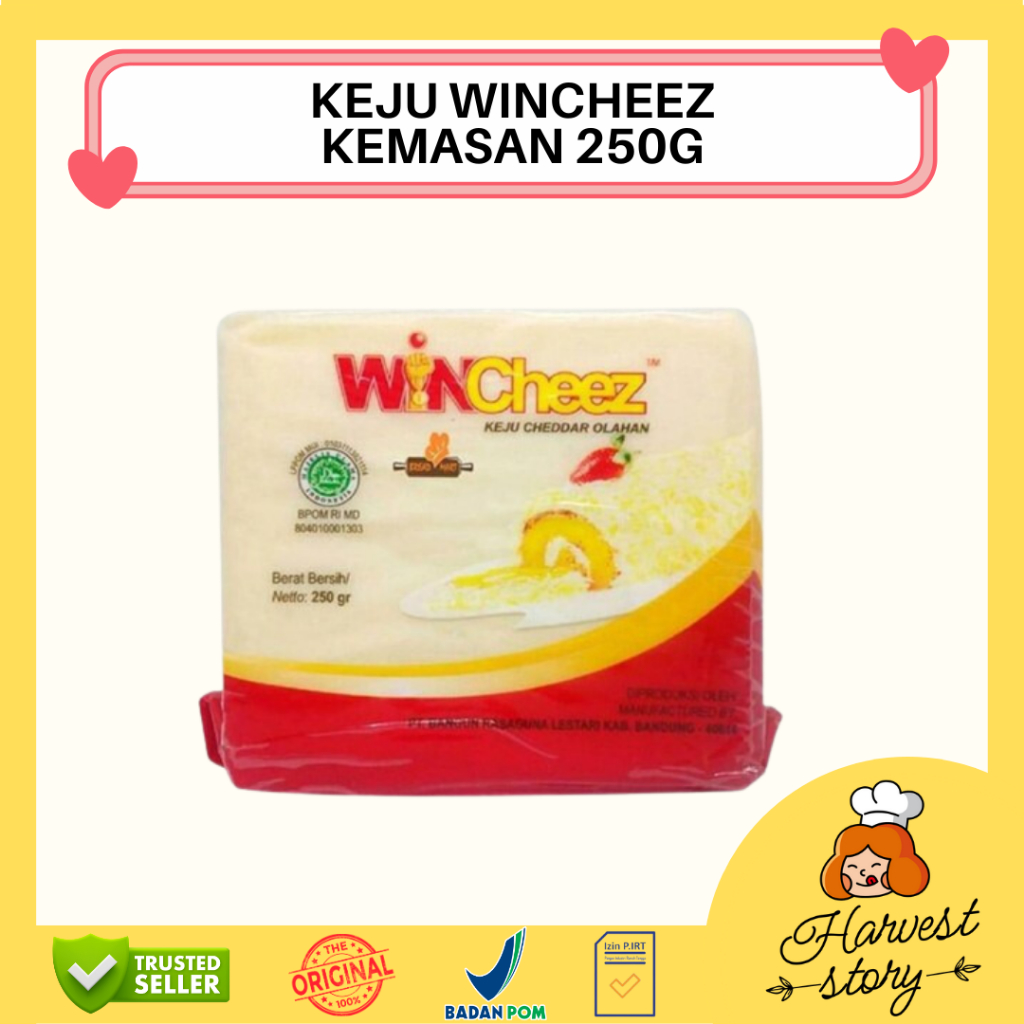 

KEJU WINCHEEZ CHEDDAR MURAH 250 GRAM