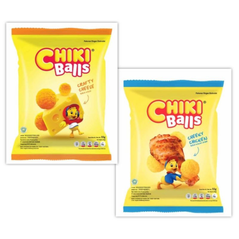 

Chiki Balls Cheese Chicken 55 gr Snack Kerupuk Cemilan