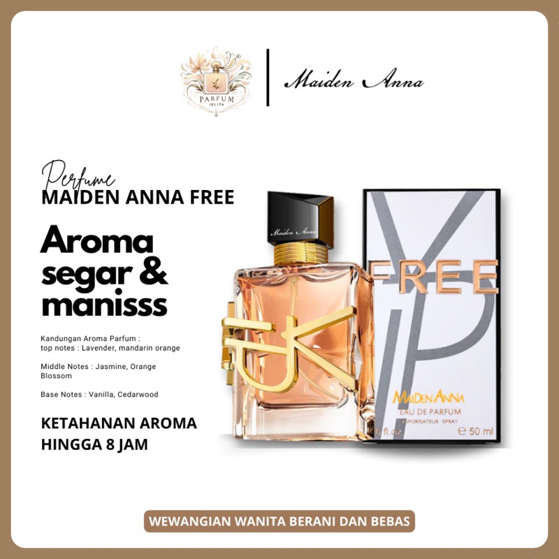 PARFUM WANITA MAIDEN ANNA FREE EDP