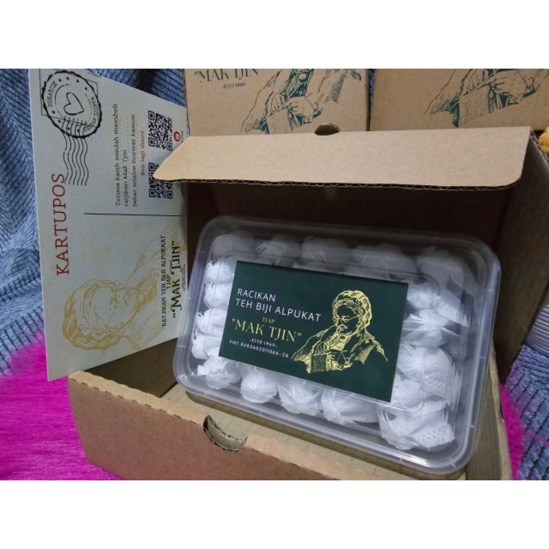 

Racikan Mak Tjin teh biji alpukat teh ratjikan mak tjin teh herbal
