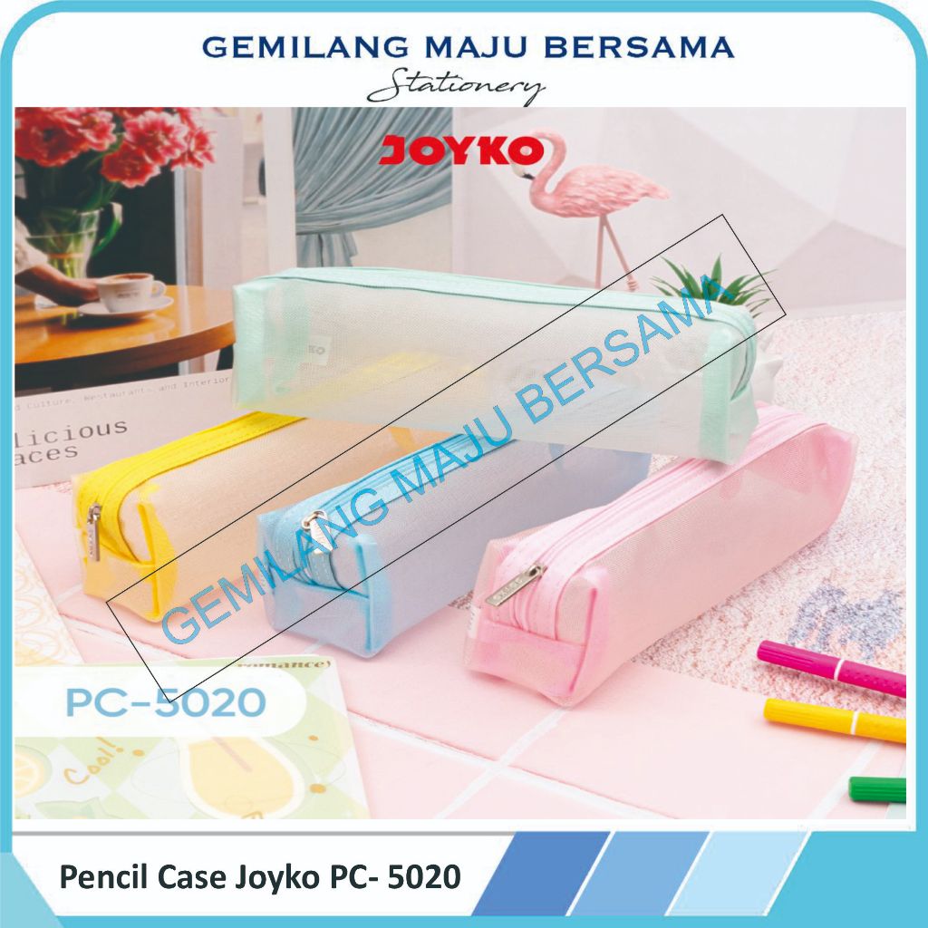 

Pencil Case Kotak Pencil Jaring dompet Joyko PC- 5020