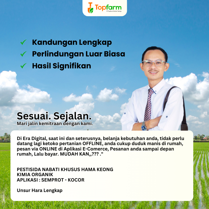 Pestisida Topfarm / Racun Keong Sawah Super Ampuh / Racun Keong Sawah / Racun Keong Pada Tanaman /