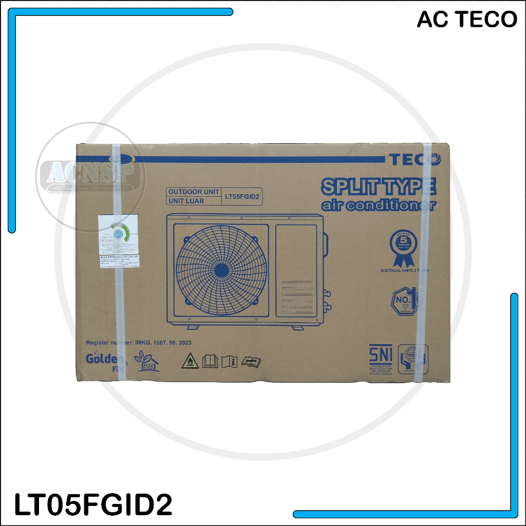 outdoor ac baru 1/2 pk, outdoor ac baru 0.5 pk, merk teco