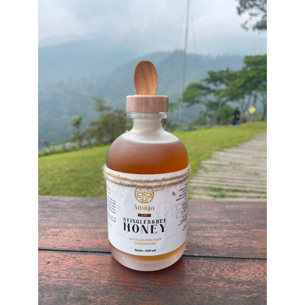 

Madu Anak dan Dewasa Organic Raw Stingless Bee Honey Amiya Bangka Belitung Dominan Manis