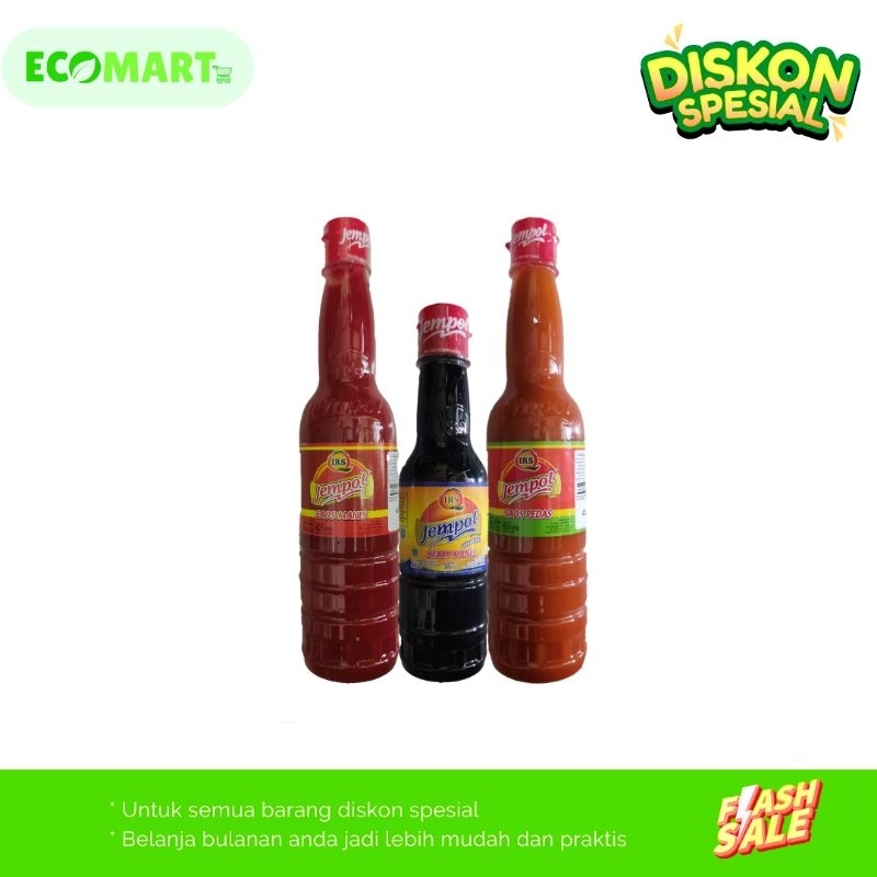 

SAOS JEMPOL PEDAS TOMAT DAN KECAP JEMPOL IKA RAYA SENTAUSA