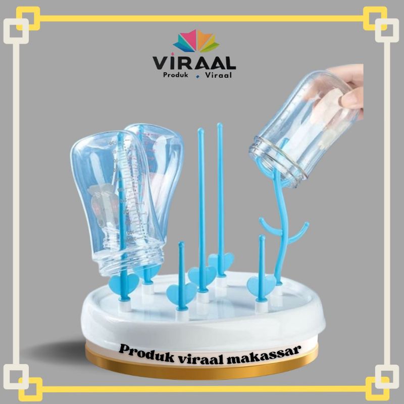 Makassar Rak Pengering Rak botol Rak tirisan dot rak pengering dot anak tempat dot anak rak pengerin