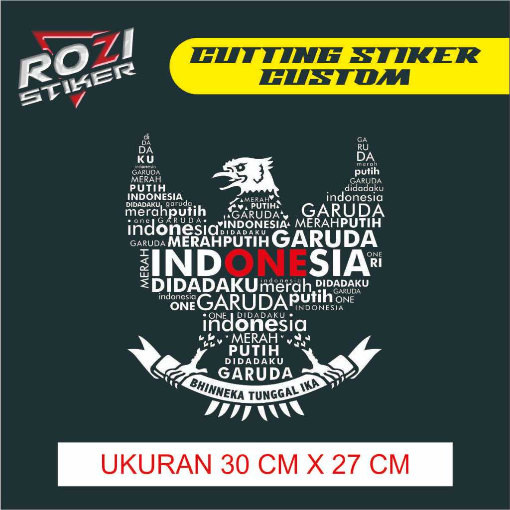 

STIKER CUTTING INDONESIA GARUDA PANCASILA