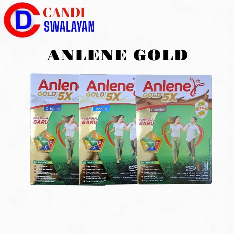 

ANLENE Gold Susu Bubuk 240gr Cokelat | Original | Vanila