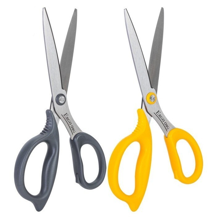 

DELI - E77756 Effortless Scissor / Gunting Ringan dan Mudah Digunakan Desain Ergonomis Warna Abu-abu