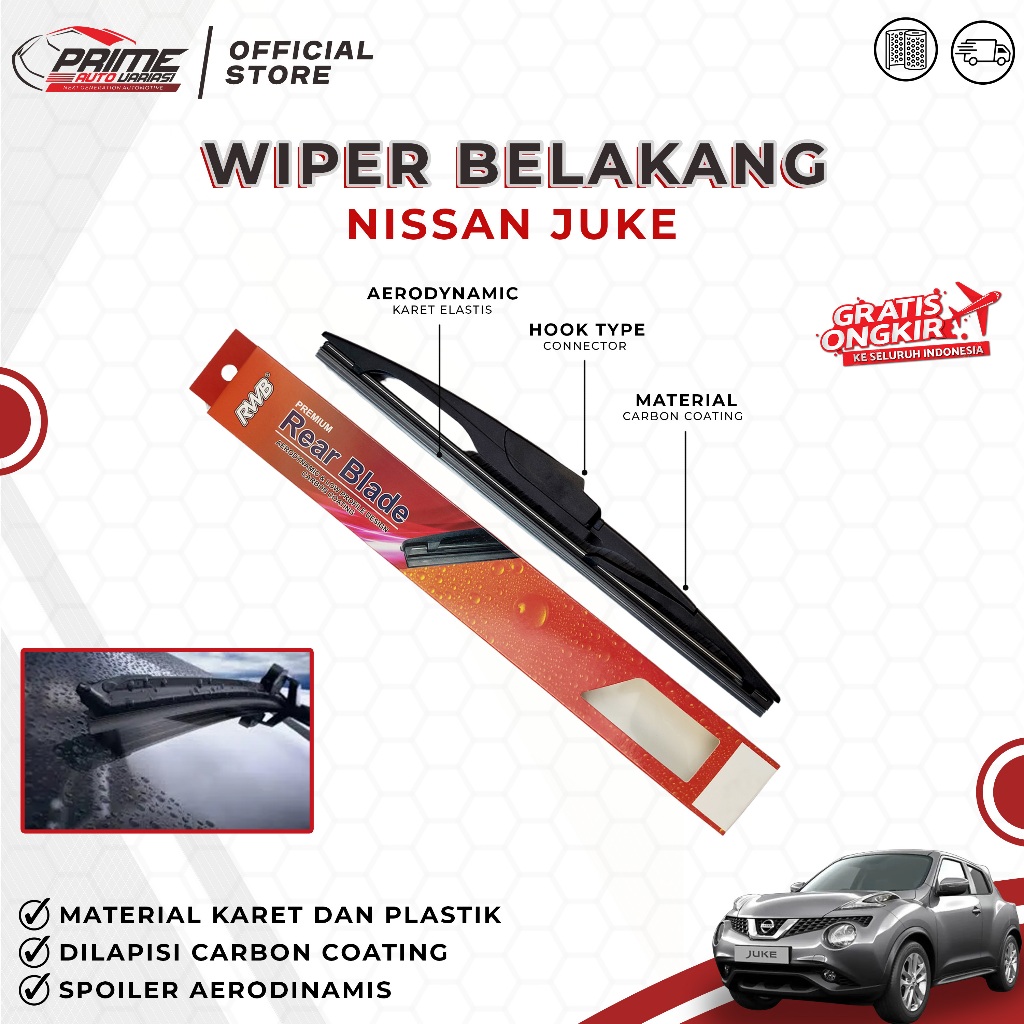 WIPER BELAKANG RWB NISSAN JUKE